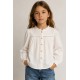 Blusas y Camisas	 Blusa botones perforada Zippy niña