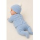 Conjuntos	 Conjunto punto bebé polaina+gorro