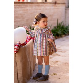 Vestidos, Petos y Monos	 Vestido estampado Espigas bebé Cocote