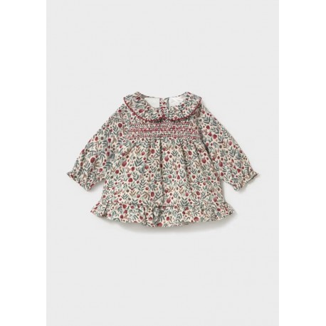 Vestidos, Petos y Monos	 Vestido bebé estampado Mayoral