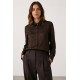 Blusas y Camisas	 Blusa lisa textura mujer Tiffosi