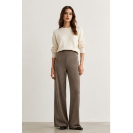 Pantalones, Vaqueros y Leggins	 Pantalón punto liso mujer Tiffosi