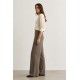 Pantalones, Vaqueros y Leggins	 Pantalón punto liso mujer Tiffosi