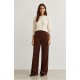 Pantalones, Vaqueros y Leggins	 Pantalón punto liso mujer Tiffosi