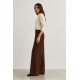 Pantalones, Vaqueros y Leggins	 Pantalón punto liso mujer Tiffosi