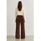 Pantalones, Vaqueros y Leggins	 Pantalón punto liso mujer Tiffosi