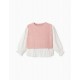 Jerséis y Sudaderas	 Chaleco combinado blusa niña Zippy