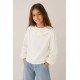Jerséis y Sudaderas	 Jersey cuello volante niña Zippy