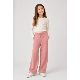 Pantalones, Vaqueros y Leggins	 Pantalón felpa niña liso Zippy