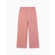 Pantalones, Vaqueros y Leggins	 Pantalón felpa niña liso Zippy
