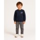 Jerséis y Sudaderas	 Sudadera niño texto Zippy