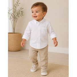 Blusas y Camisas	 Camisa básica bebé de Zippy