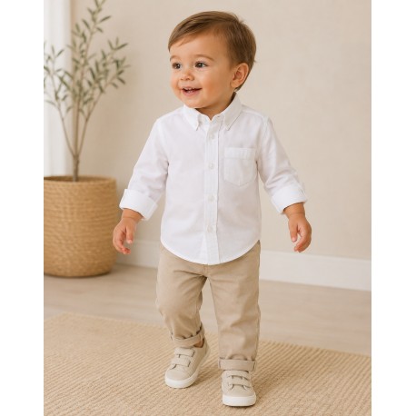 Blusas y Camisas	 Camisa básica bebé de Zippy