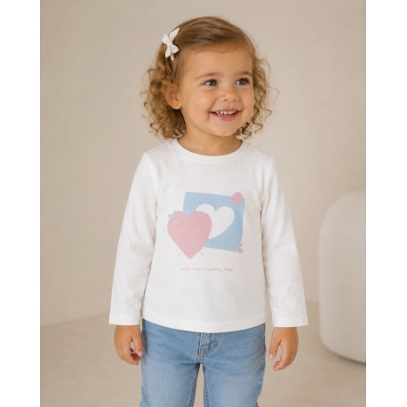 Camisetas y polos	 Camiseta bebé Corazones Zippy