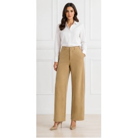 Pantalones, Vaqueros y Leggins	 Pantalón antelina mujer