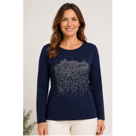 Camisetas y Polos	 Camiseta mujer Strass