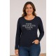 Camisetas y Polos	 Camiseta mujer purpurina