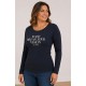 Camisetas y Polos	 Camiseta mujer purpurina