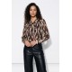 Blusas y Camisas	 Blusa gasa estampada lazo Tiffosi mujer