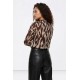 Blusas y Camisas	 Blusa gasa estampada lazo Tiffosi mujer