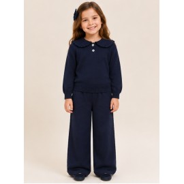 Jerséis y Sudaderas	 Jersey cuello botones niña Zippy