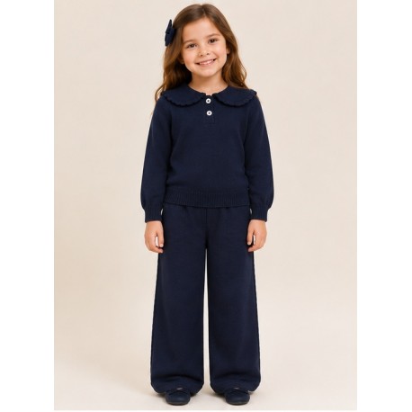 Jerséis y Sudaderas	 Jersey cuello botones niña Zippy