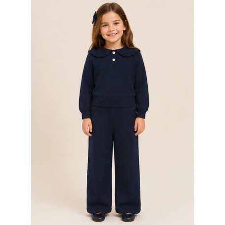Pantalones, Vaqueros y Leggins	 Pantalón niña punto Zippy