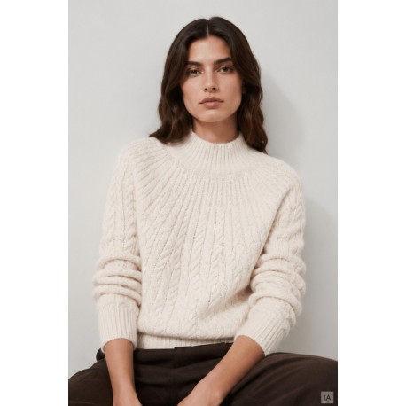 Jerséis y Sudaderas	 Jersey trenzas mujer Tiffosi