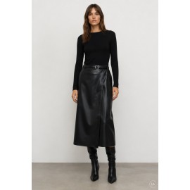 Faldas y Shorts	 Falda efecto piel+cinturón Tiffosi mujer
