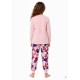 Pijamas	 Pijama Corazones niña tundosado