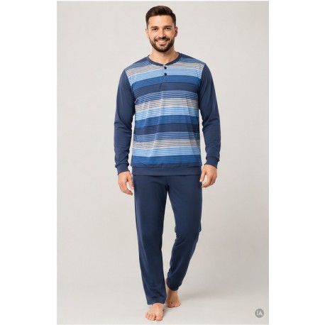 Pijamas	 Pijama tundosado rayas hombre
