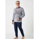 Pijamas	 Pijama tundosado hombre fantasía