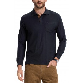 Camisetas y Polos	 Polo hombre manga larga bolsillo