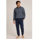 Pijamas	 Pijama hombre estampado rayas