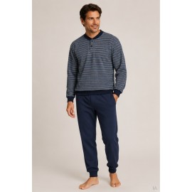 Pijamas	 Pijama hombre estampado rayas