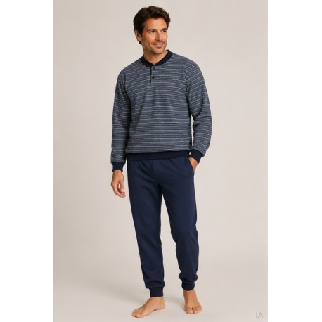 Pijamas	 Pijama hombre estampado rayas
