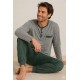 Pijamas	 Pijama rayas manga larga hombre
