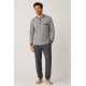 Pijamas	 Pijama gris fantasía hombre