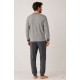 Pijamas	 Pijama gris fantasía hombre