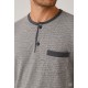 Pijamas	 Pijama gris fantasía hombre