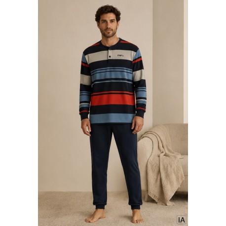 Pijamas	 Pijama rayas anchas hombre