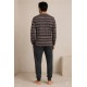 Pijamas	 Pijama de rayas para hombre
