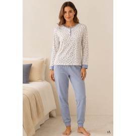 Pijamas	 Pijama flores estampadas mujer