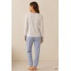 Pijamas	 Pijama flores estampadas mujer