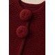 Abrigos y Chaquetas	 Chaqueta punto bebé pompones