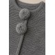 Abrigos y Chaquetas	 Chaqueta punto bebé pompones
