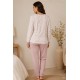 Pijamas	 Pijama estampado flores mujer