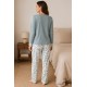 Pijamas	 Pijama flores mujer