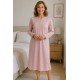 Pijamas	 Camisón flores bordadas mujer