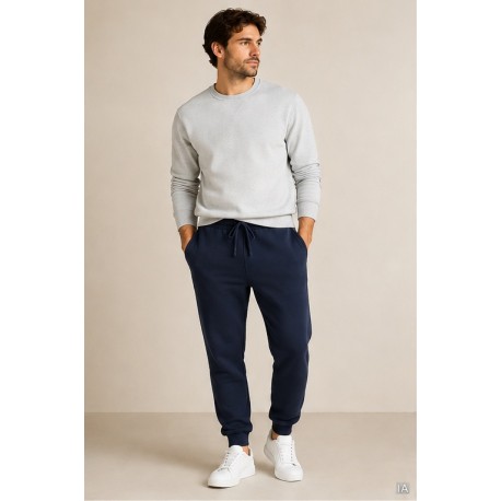 Pantalones y Vaqueros	 Pantalón felpa hombre puño